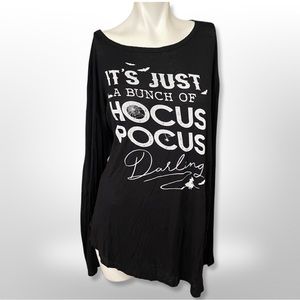 Hocus Pocus long sleeve graphic top 1XL